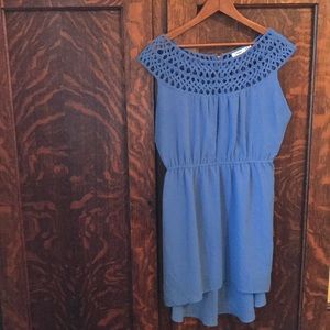 Umgee USA ModCloth Midi Blue Dress